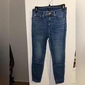 J. Crew Dark Blue Skinny Jeans